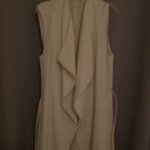Outerwear Vest with tie front